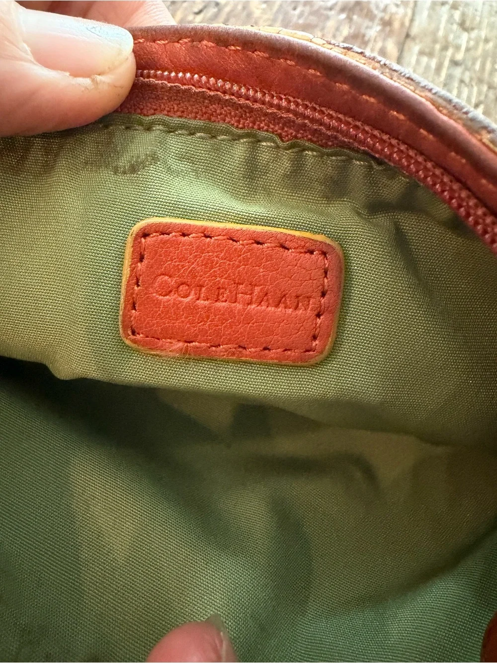 Cole Haan compact leather